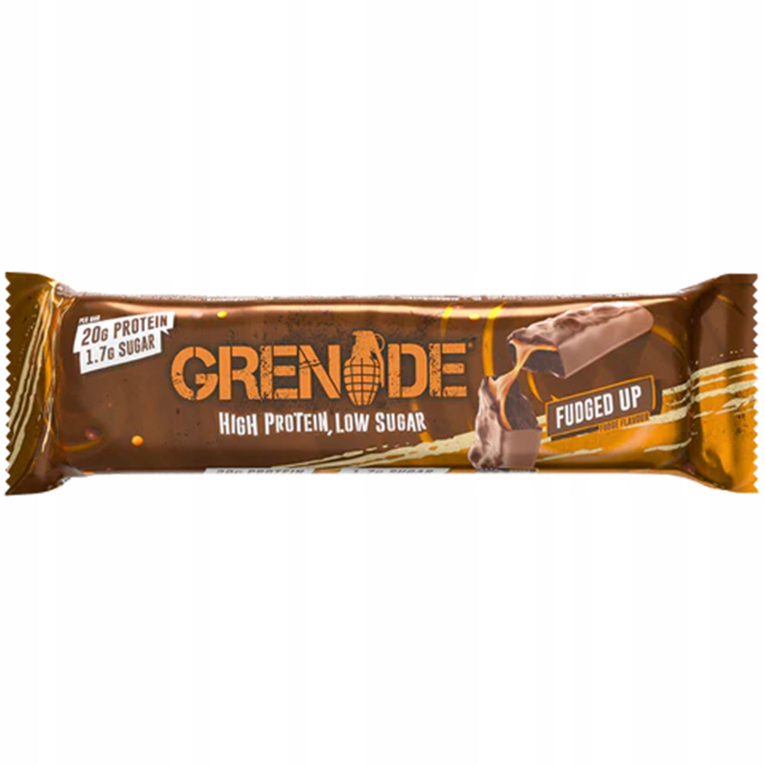 Protein Bar Grenade Protein Bar 60g fudged up