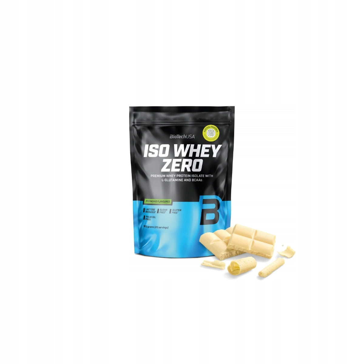 Protein Conditioner BioTechUSA WPI Isolate Powder 454 g Flavour White Chocolate Packaging status original