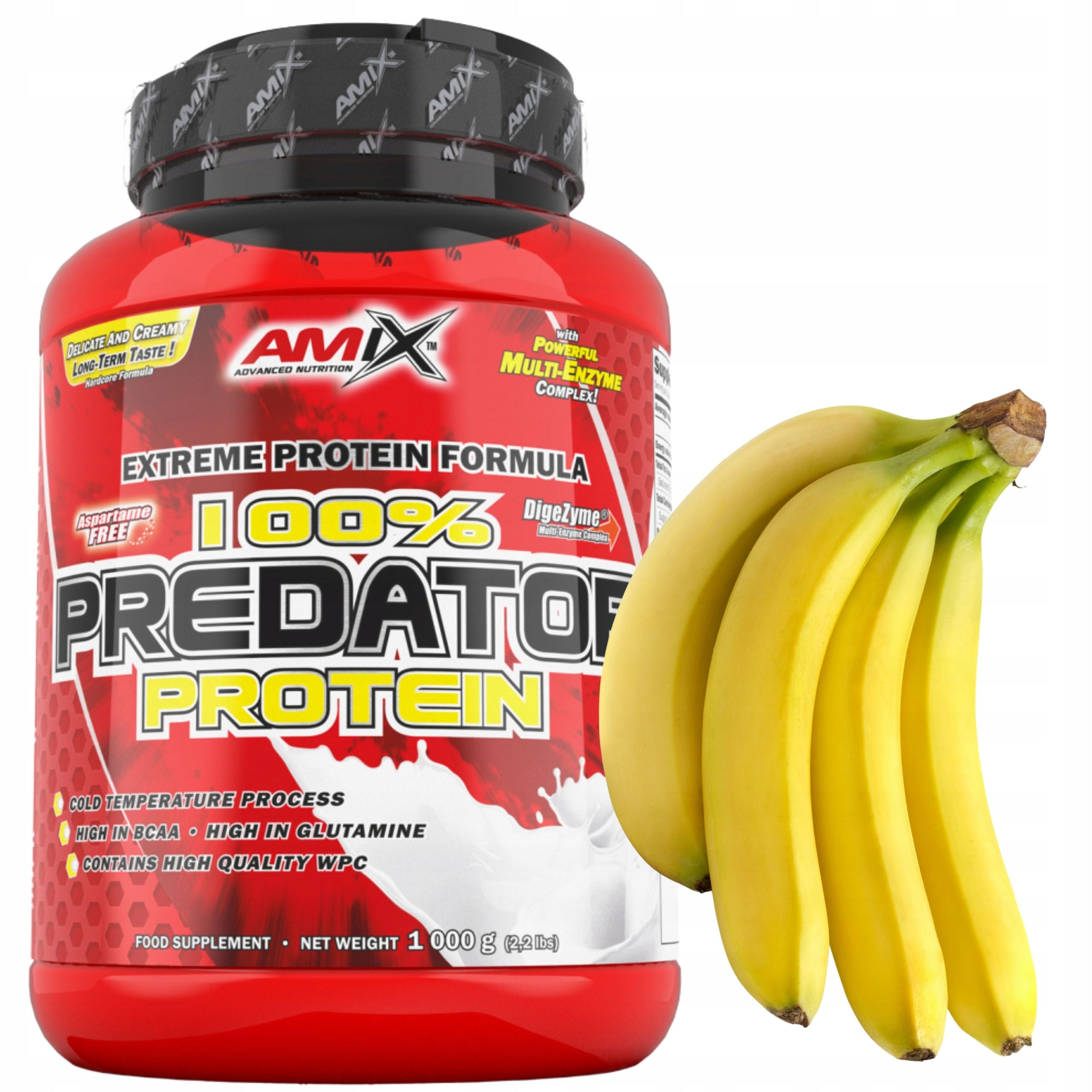 Protein Conditioner Digestive Enzymes Glutamine Banana Whey Protein 1kg