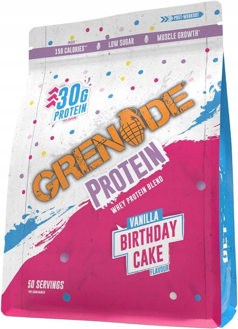 Protein Conditioner Grenade Birthday Cake 480 g whey protein per mass