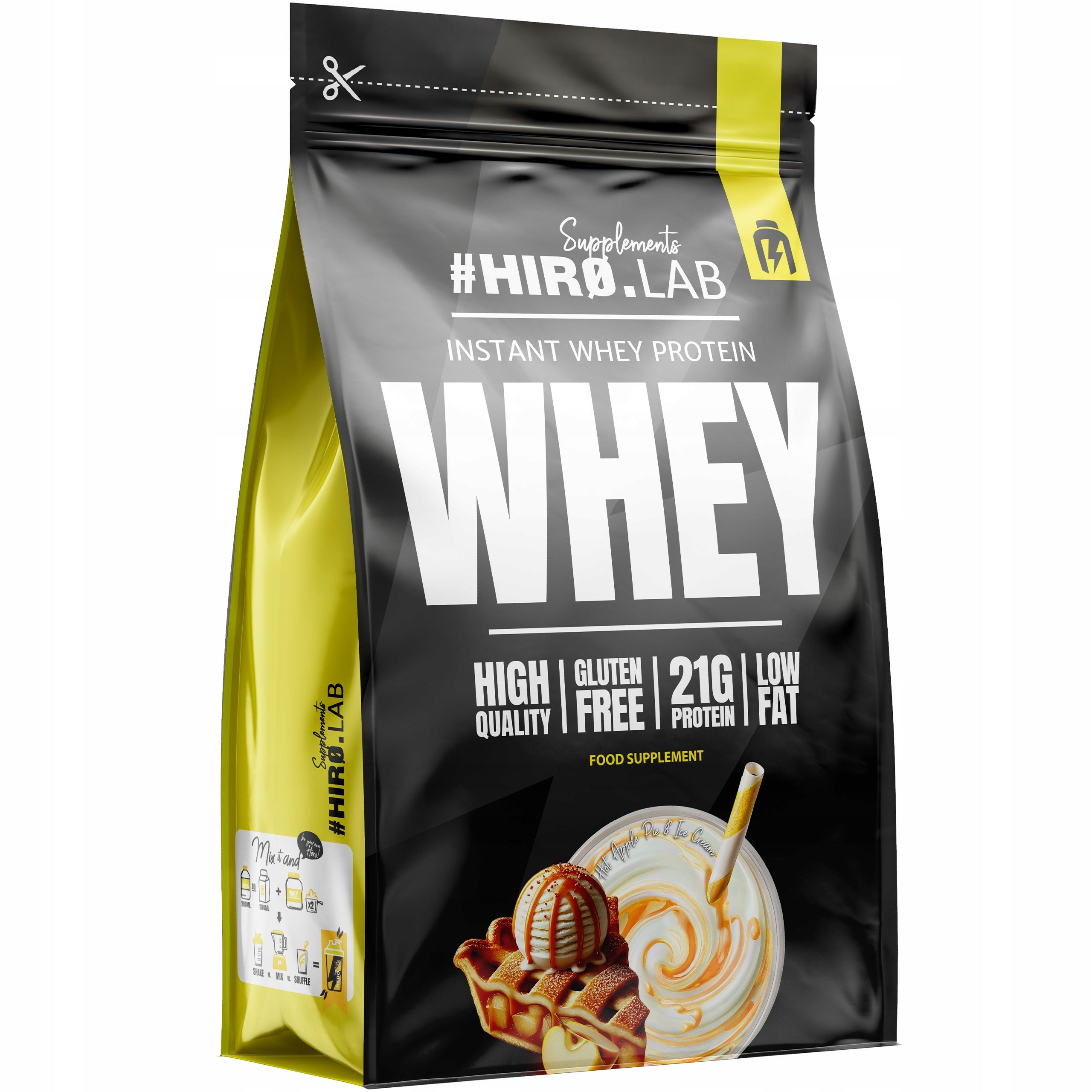 Protein Conditioner HIRO.LAB concentrate WPC apple cinnamon powder 750 g