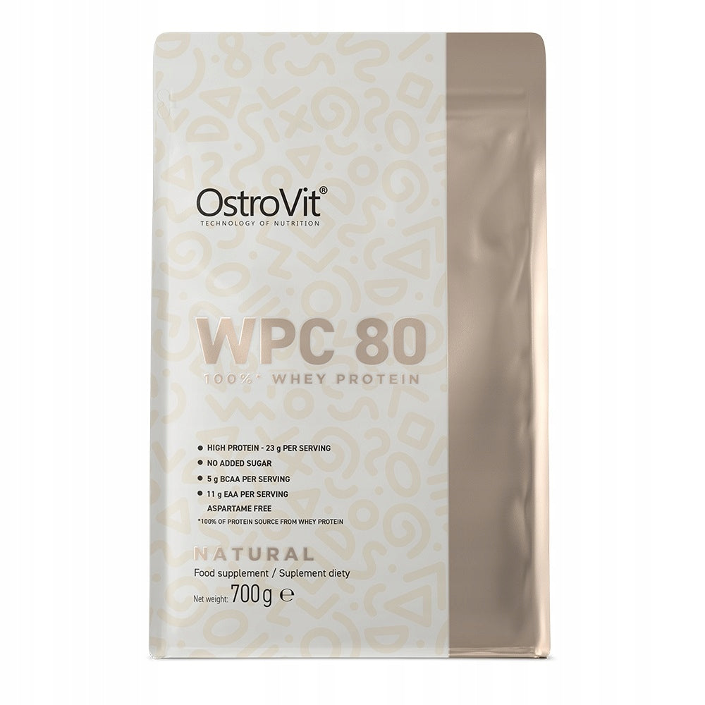 Protein Conditioner OstroVit PURE WPC 80 700 g WHEY PROTEIN NATURAL Manufacturer code 5903933907871