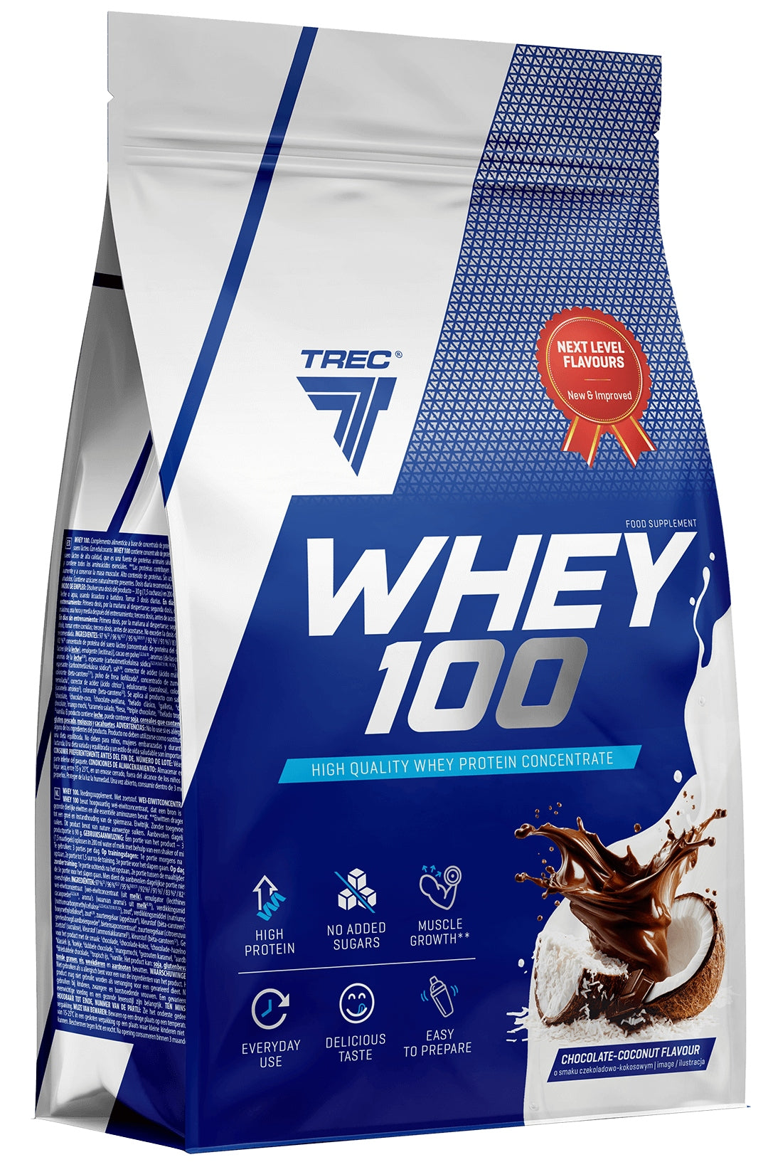 Protein Conditioner Trec Nutrition WPC Concentrate 900 g Chocolate-Coconut Packaging status original