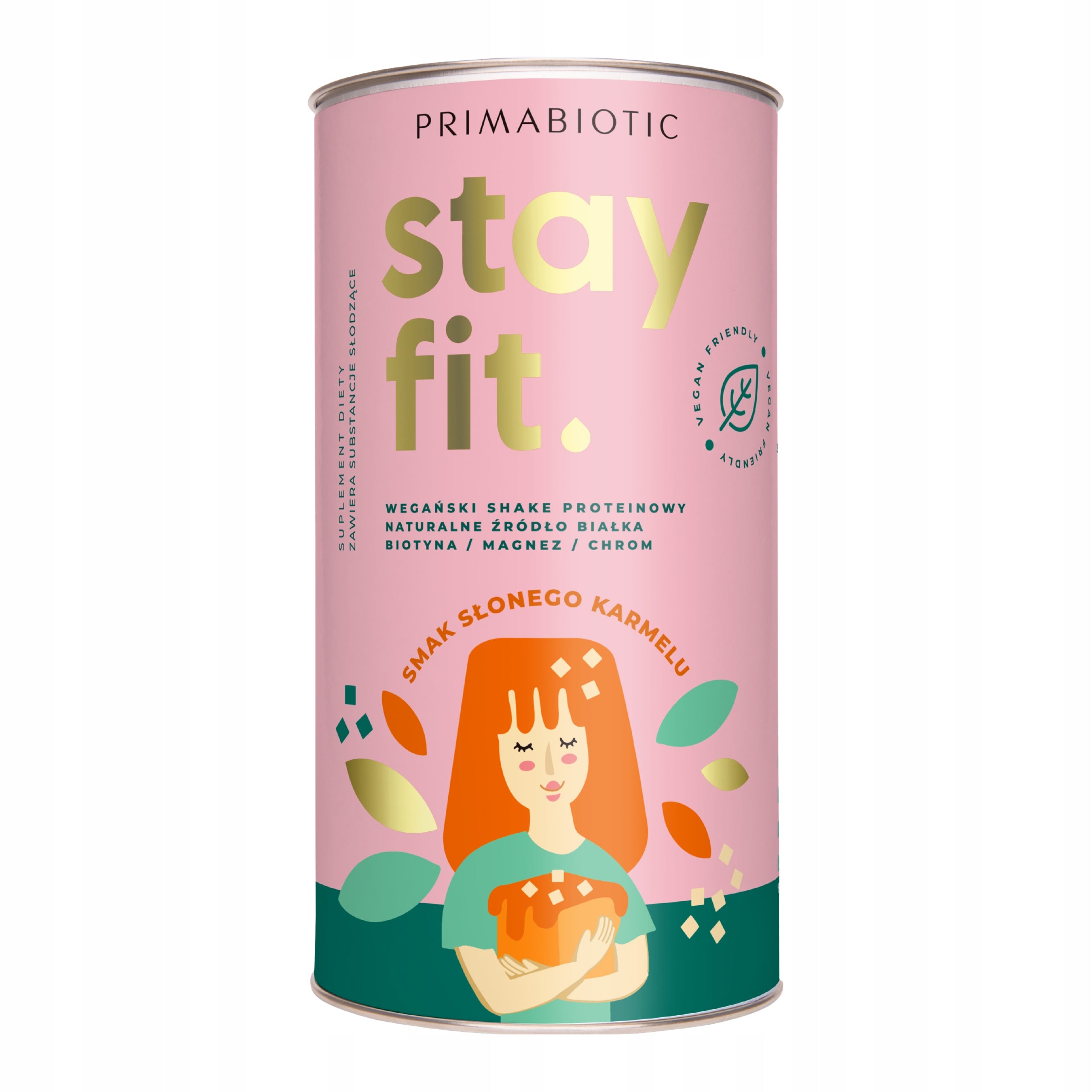 Protein Conditioner Vegan Protein Primabiotic powder 500 g caramel flavour