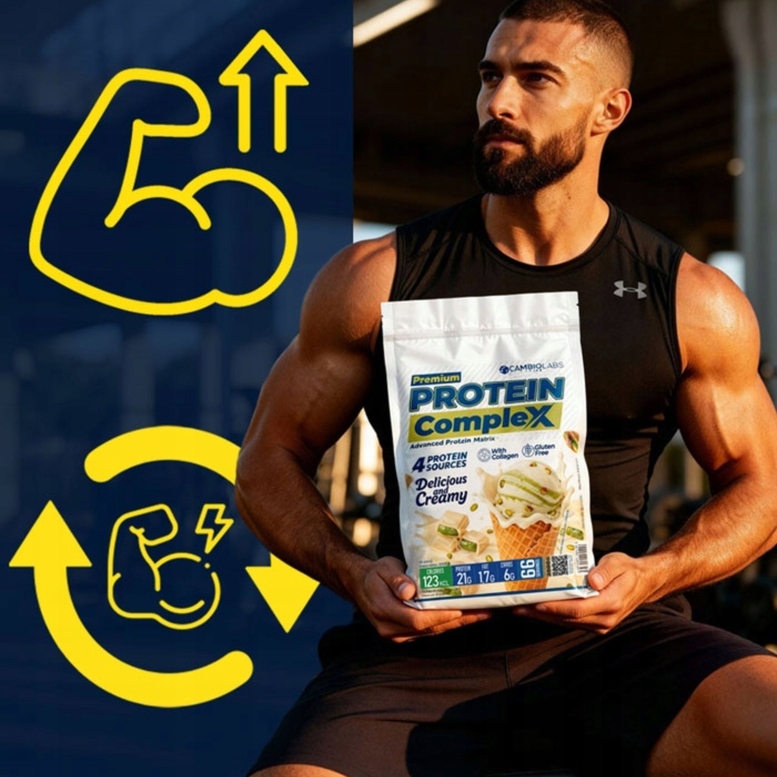Protein Conditioner with Collagen Albumin Mix Protein Cookie Protein 2kg Packaging status original