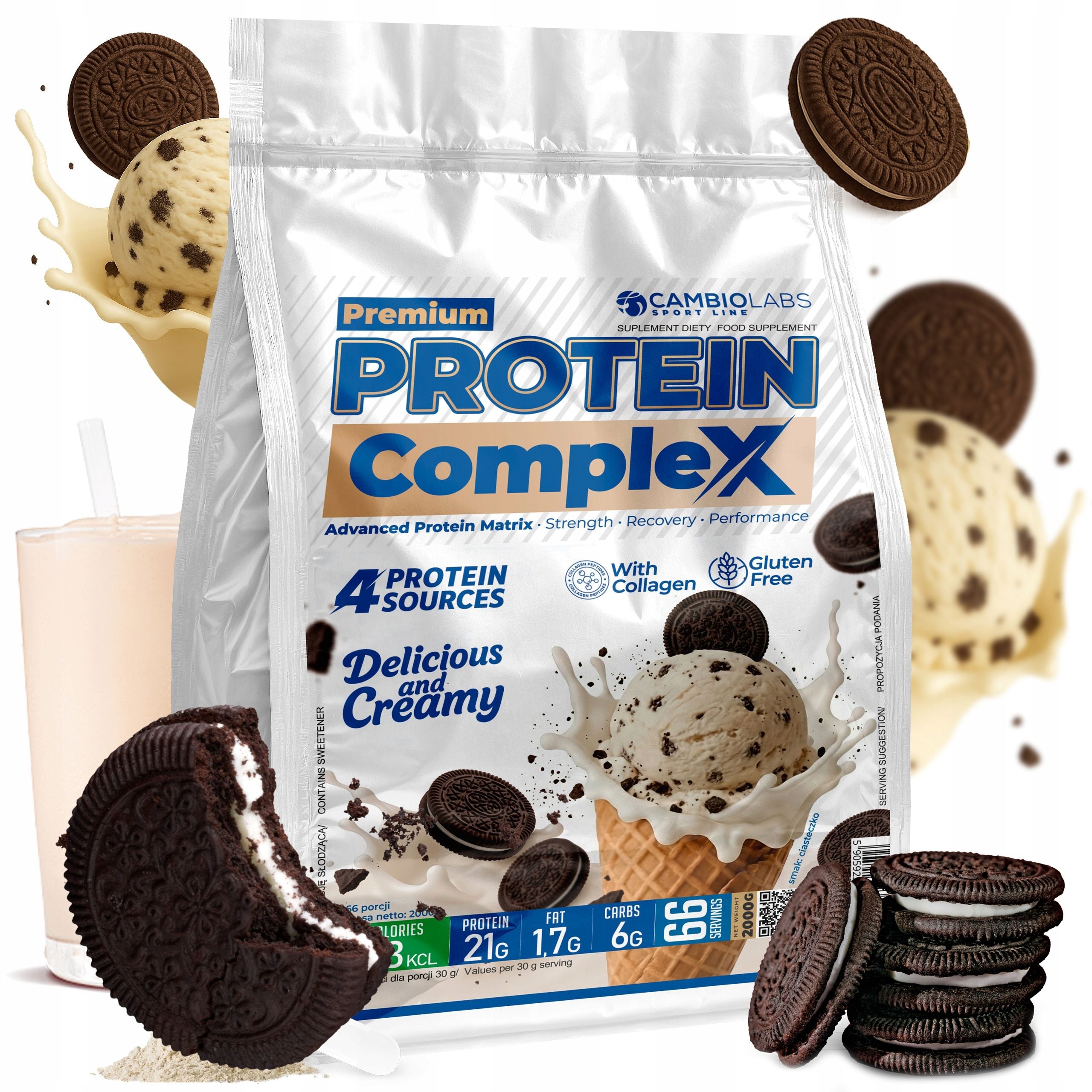 Protein Conditioner with Collagen Albumin Mix Protein Cookie Protein 2kg