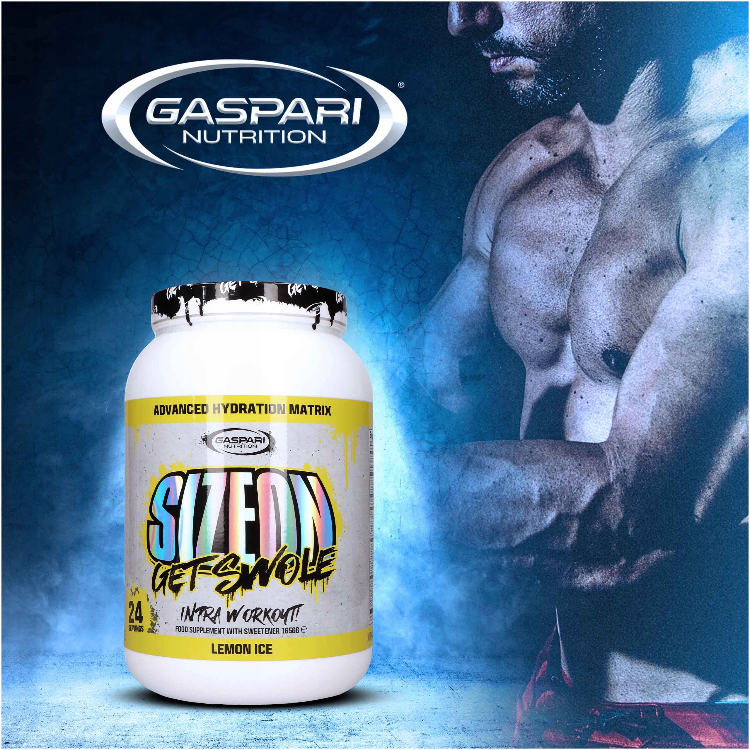 Protein Creatine Hydrolyzate SizeOn Max Performance 1656g Masa Grape GASPARI Packaging status original