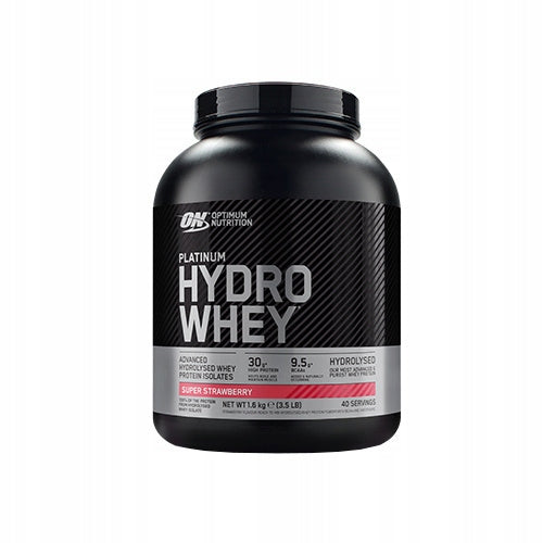 Protein Hydrolyzate OPTIMUM Platinum Hydro Whey 1600g WPH Strawberry 40p Expiration date at least six months from the date of purchase