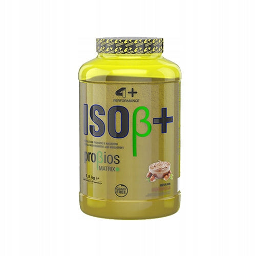 Protein Isolate 4+ NUTRITION Iso+ 1800g WPI Chocolate Probiotic Conditioner Strength Packaging status original