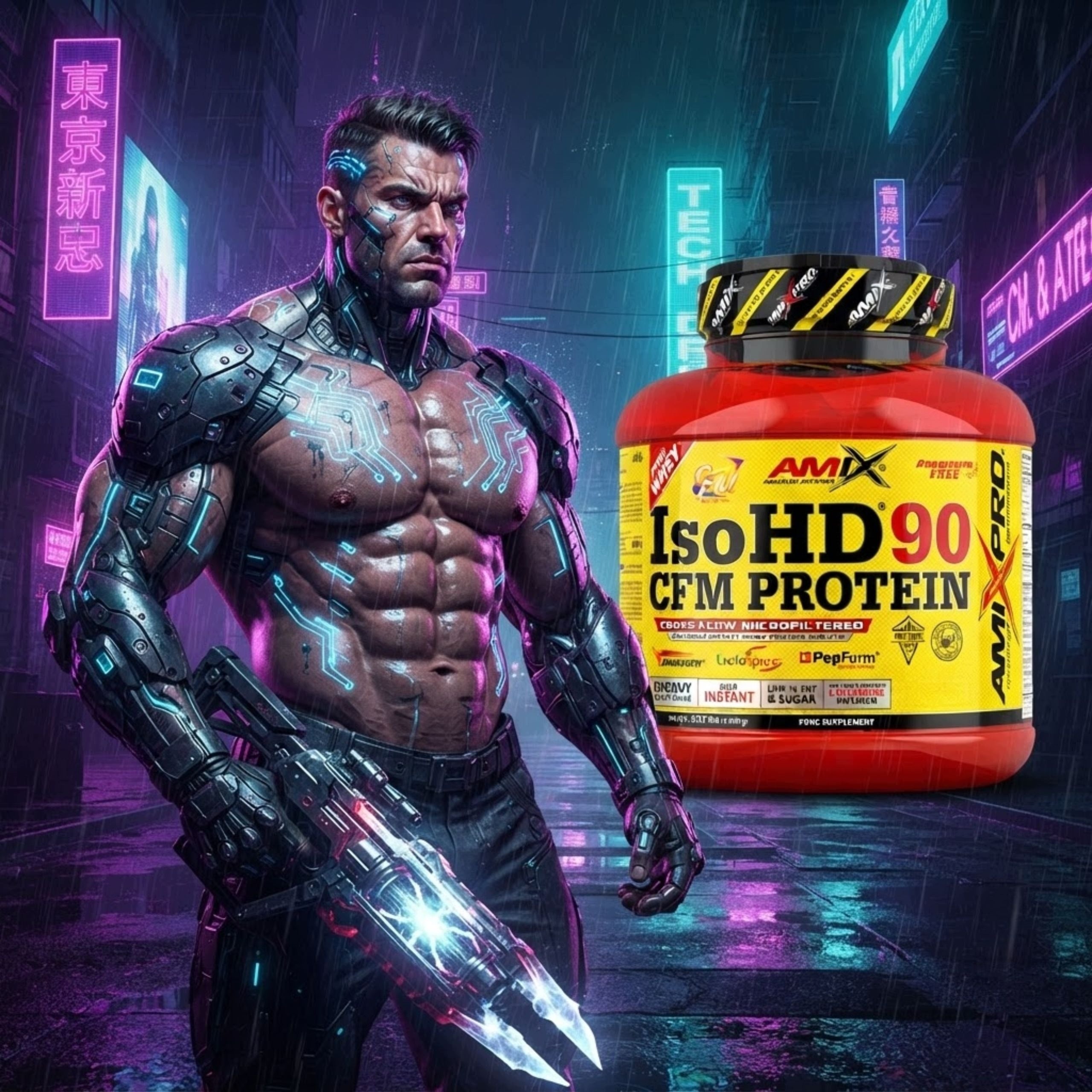 Protein Isolate WPI Vanilla Protein Conditioner for Muscle Mass 1800g Packaging status original