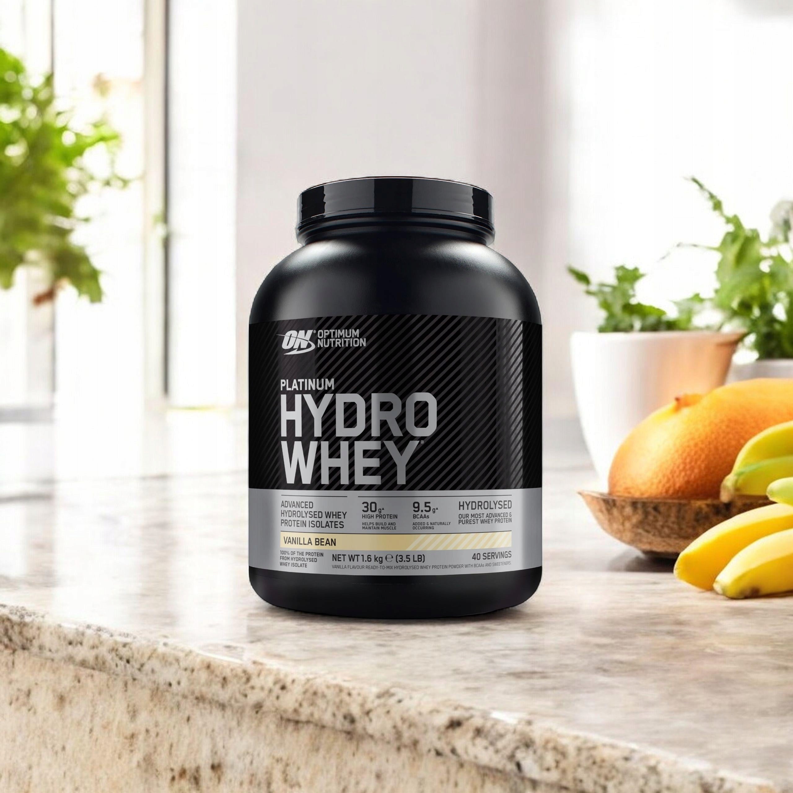 Protein OPTIMUM NUTRITION Platinum Hydro Whey 1600g WPH Vanilla Isolate Expiration date at least six months from the date of purchase