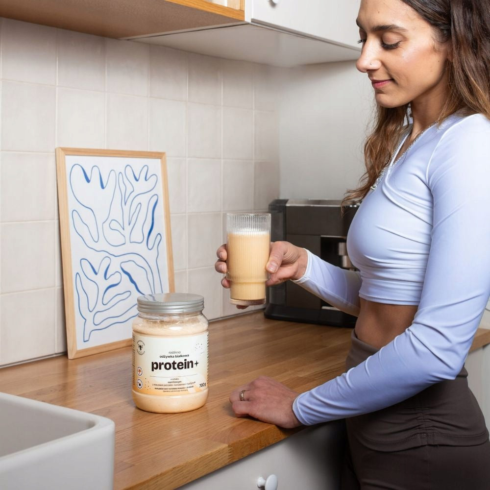 Protein+ Vanilla Flavoured Protein Conditioner with Bee Milk Apiary R Expiration date at least six months from the date of purchase