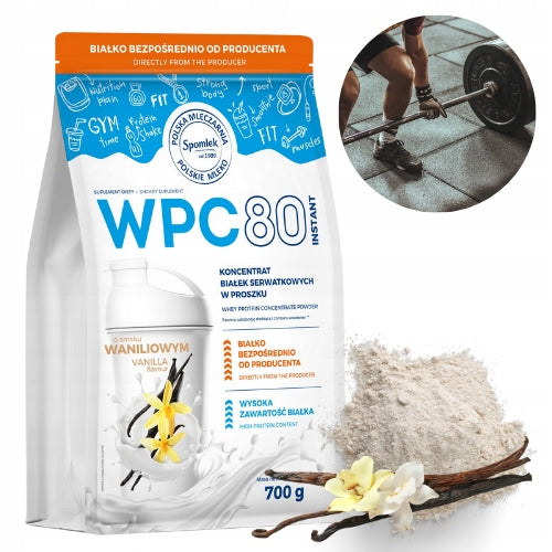 Protein WPC80 VANILLA 700g SPOMLEK WHEY PROTEIN CONCENTRATE