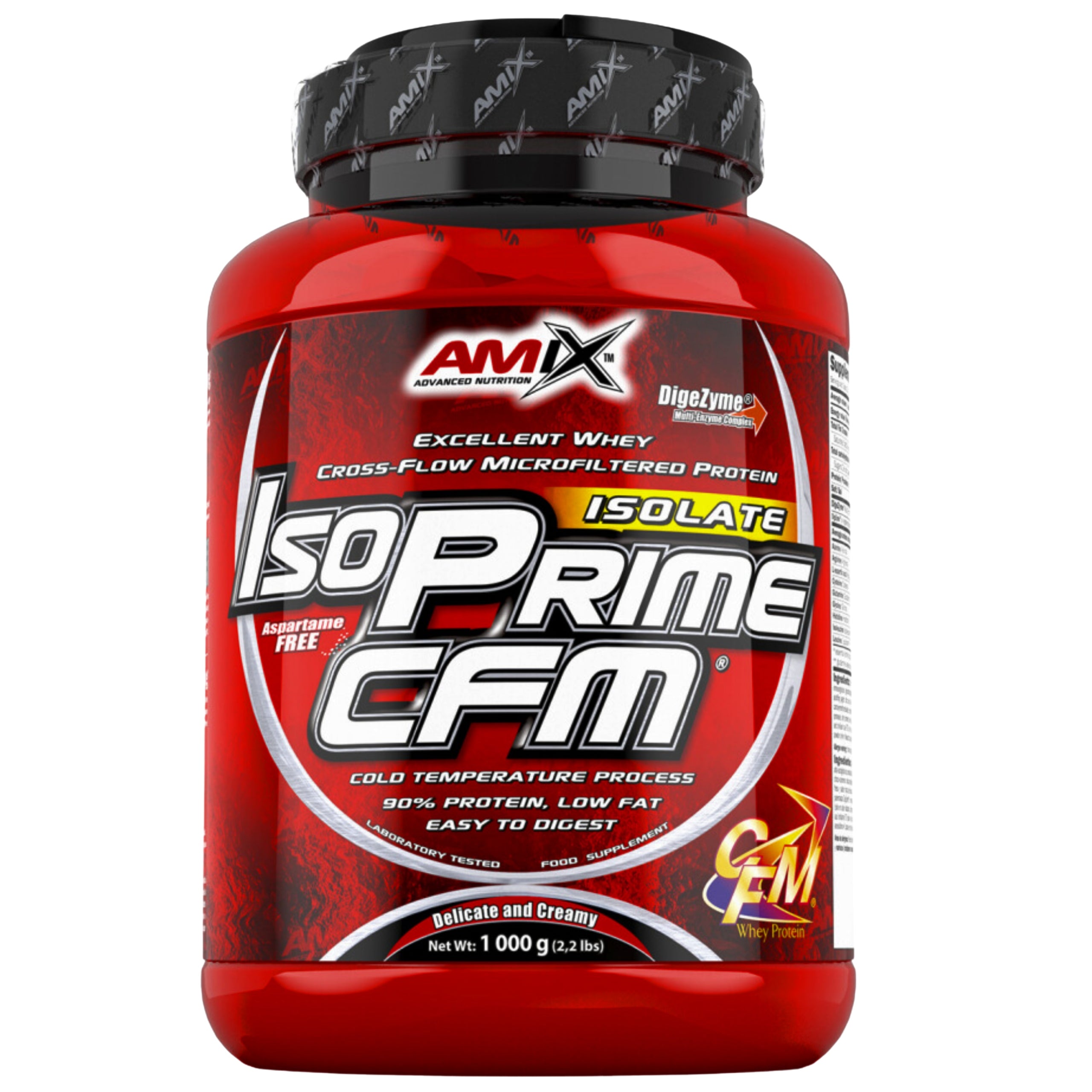 Protein WPI Protein Isolate Natural AMIX ISOPRIME CFM 1kg Natural without Sugar