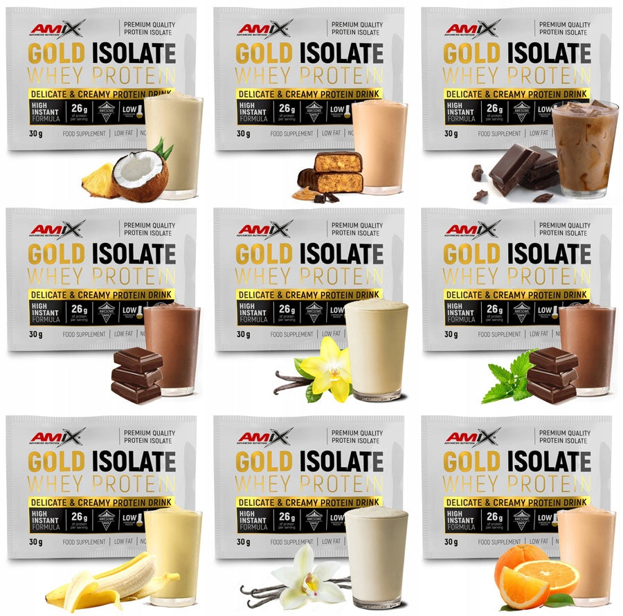 Protein WPI whey isolate conditioner cocktail sachet 30g pineapple coconut 26g Packaging status original