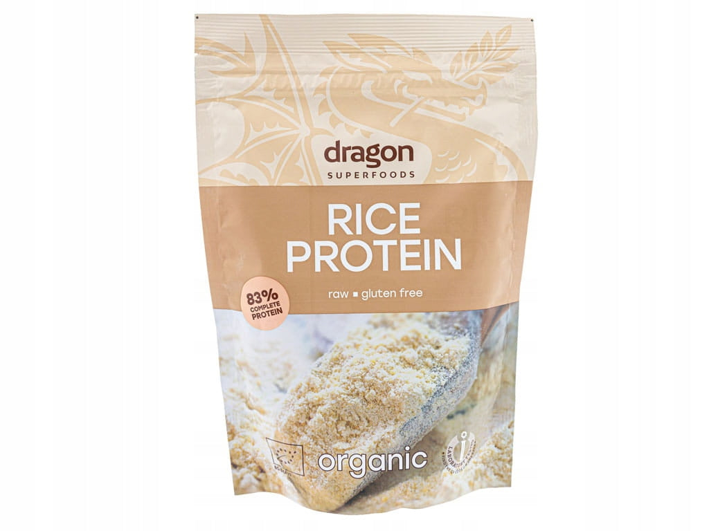 Proteín rastlinný - ryžový -Dragon Superfoods prášok 200g