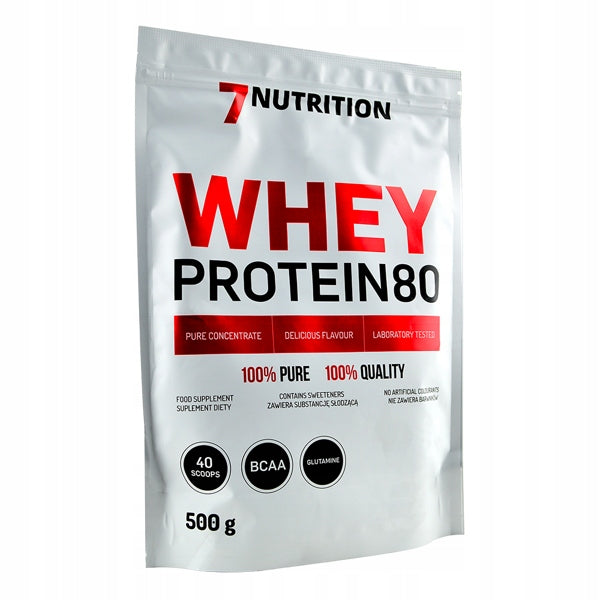 Protein supplement 7Nutrition WPC powder 500 g banana strawberry