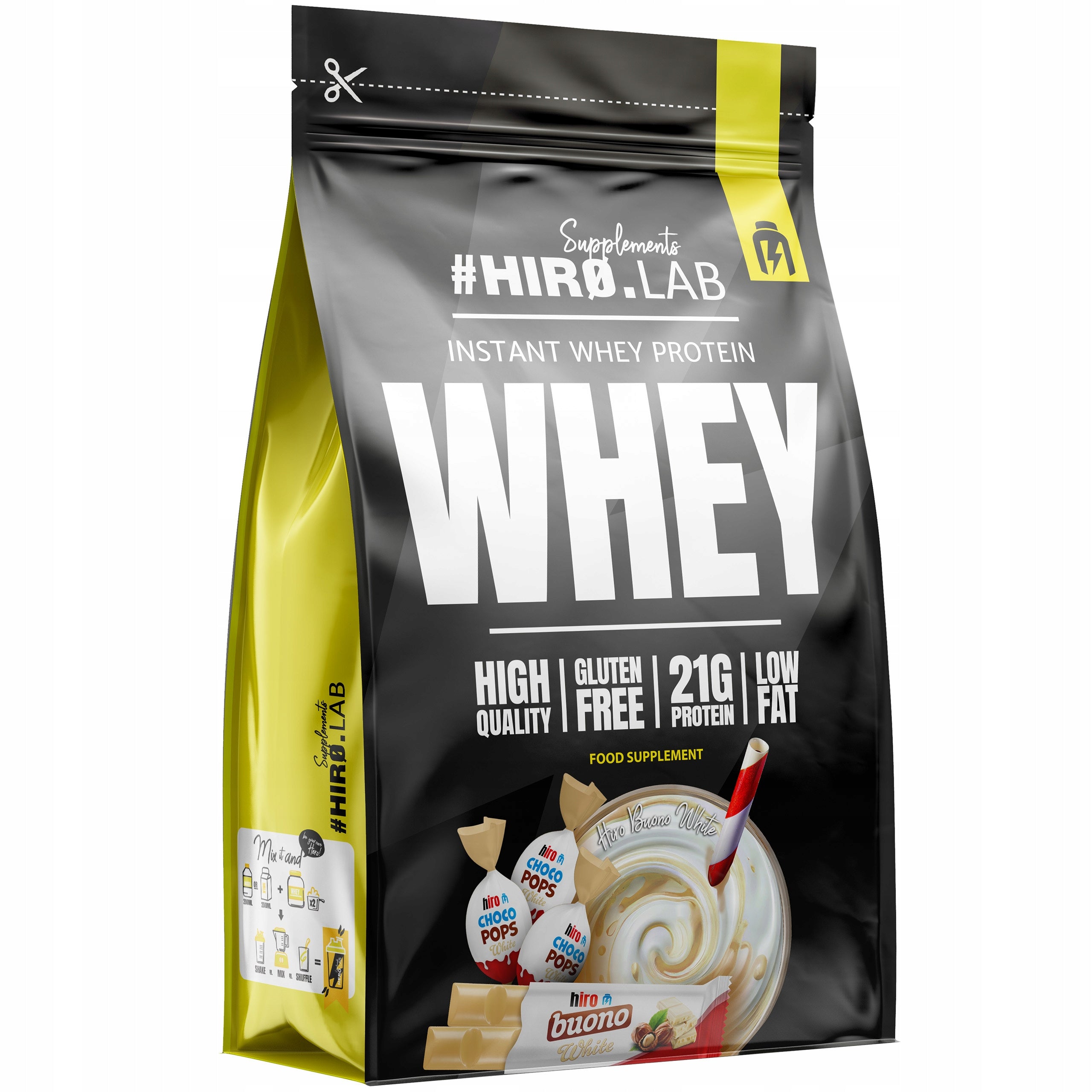 Protein supplement Hiro.Lab 750g WPC Buono White