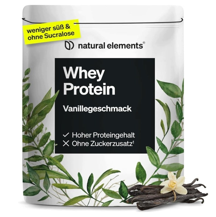 Protein supplement Natural Elements powder 1000 g vanilla flavour