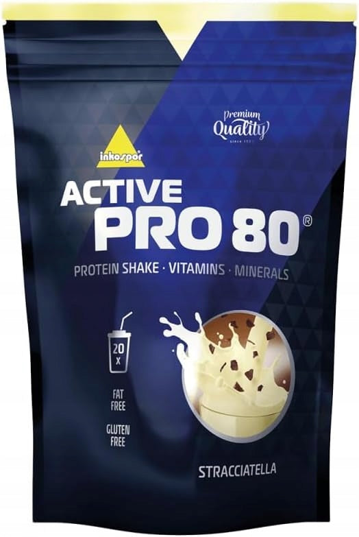 Protein supplement PROTEIN INKOSPOR Active Pro 80 - Straciatella - 500 g
