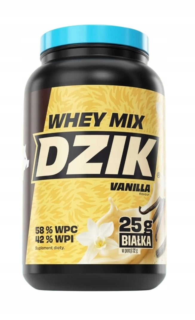 Protein supplement WPC&WPI WHEY MIX DZIK 704g VANILLA flavor