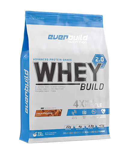 Protein supplement WPH Everbuild Nutrition chocolate powder