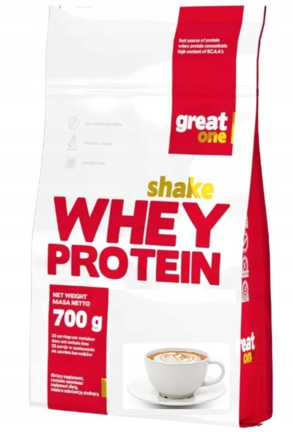 Protein supplement concentrate - WPC Great One 700g CAFFE LATTE