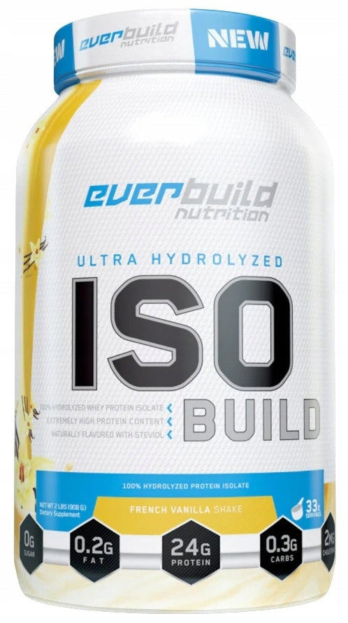 Protein supplement isolate WPI Everbuild Nutrition vanilla powder 908 g