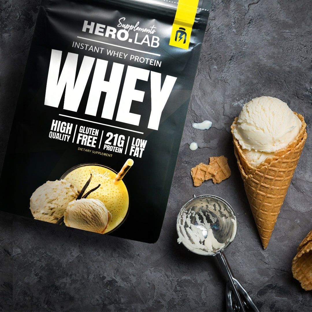 Protein supplement protein concentrate - WPC HIRO.LAB powder 750 g vanilla Expiration date at least six months from the date of purchase