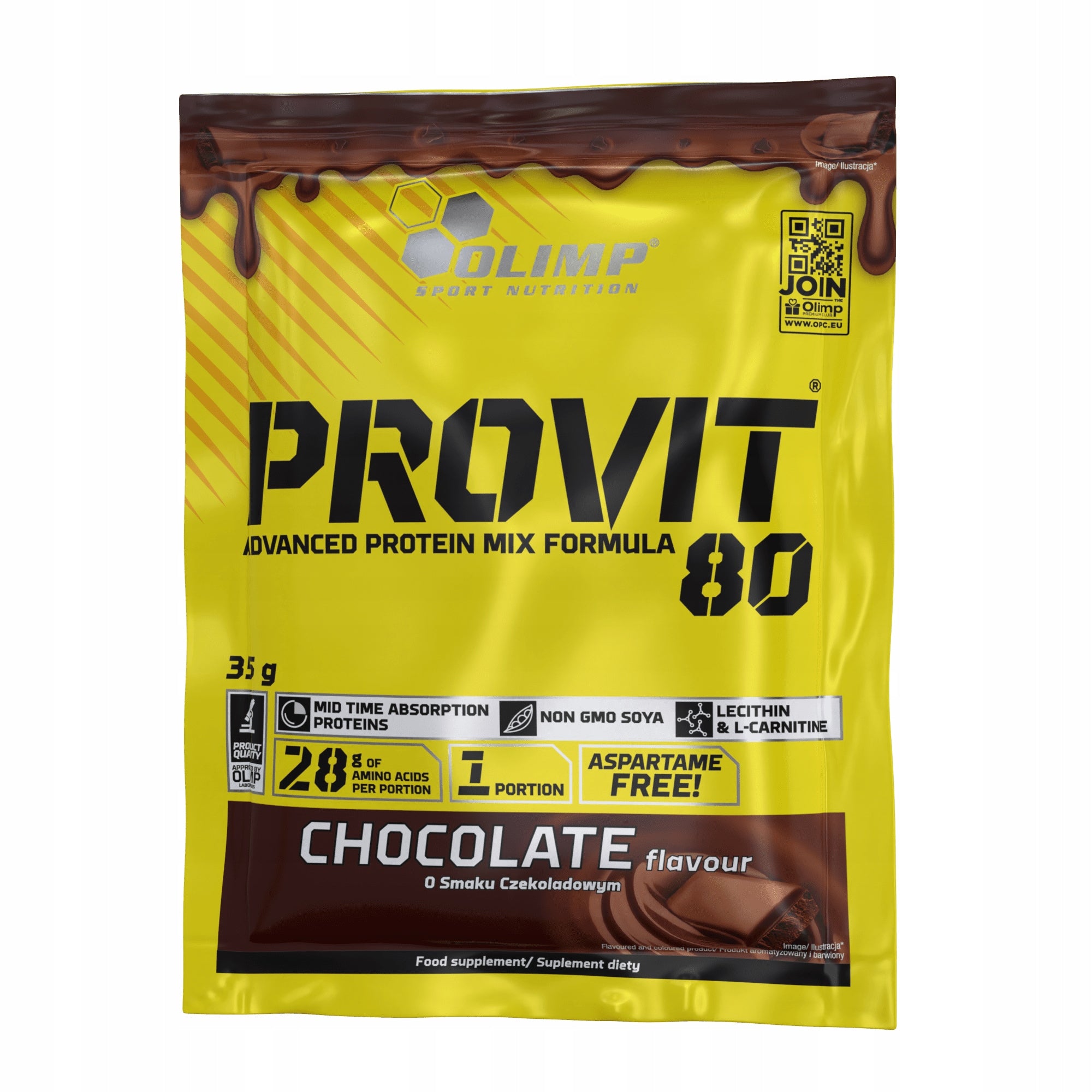 Protein supplement protein concentrate - WPC Olimp 35g chocolate flavor PROVIT