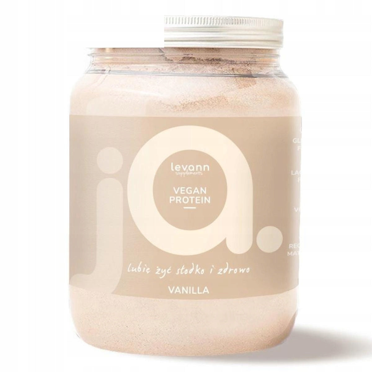 Protein supplement vegan protein Foods by Ann powder 500 g vanilla flavour