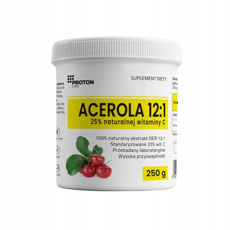 Proton Labs Acerola powder extract DER 12:1 (25% natural vitamin C) (