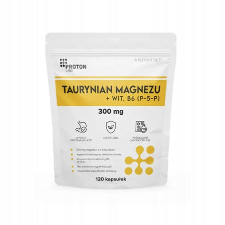 Proton Labs Magnesium Taurate + Vitamin B6 (P5P) (120 kaps)