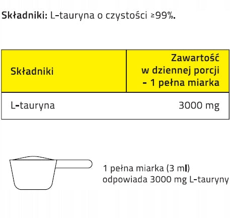 Proton Labs TAURINE powder 300g PURE 99%+ L-taurine WITHOUT ADDITIVES Packaging status original