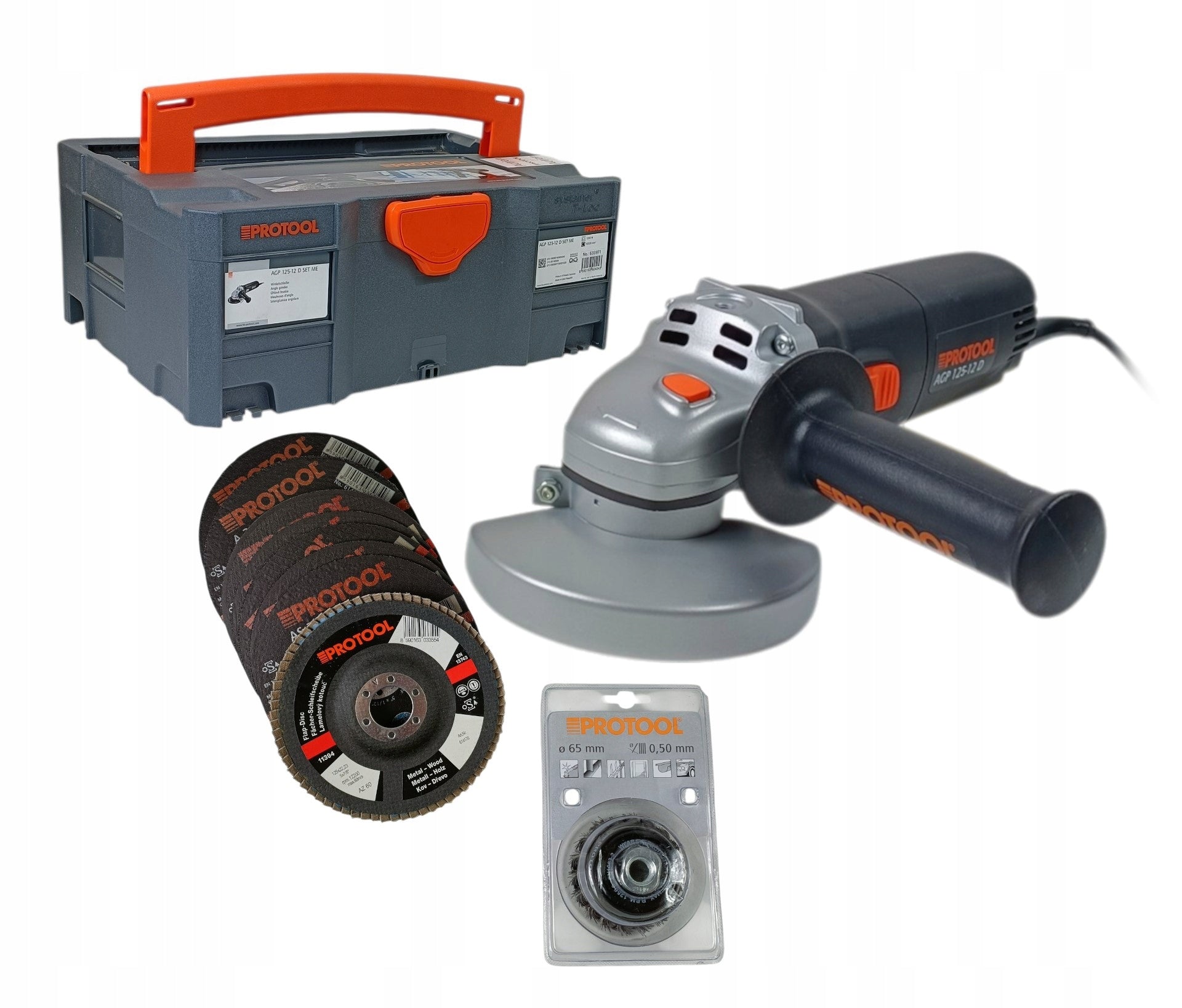 Protool Festool angle grinder 1200 W Systainer + accessories 125 mm Packaging status original