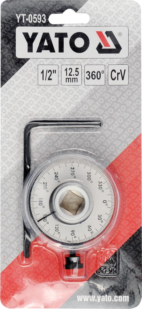 Protractor Yato 1/2" 360° technical Manufacturer code YT-0593