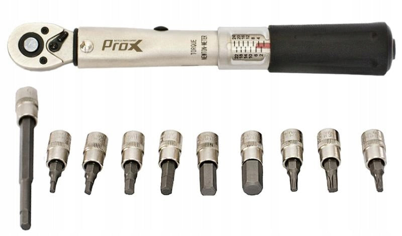 Prox 2-24 NM Torque wrench set in a case