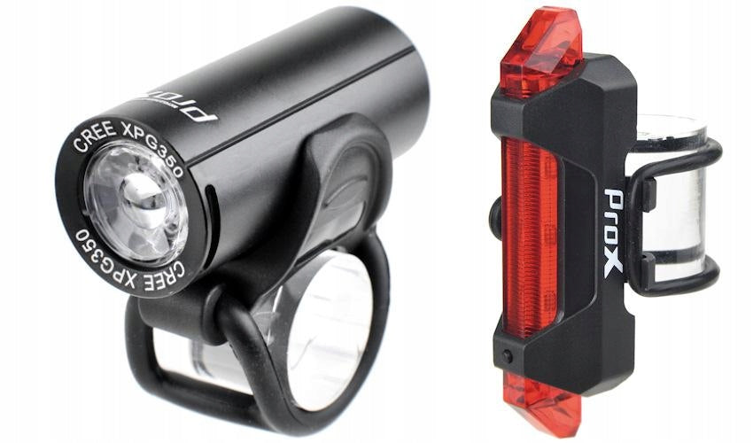 Prox Pictor set black cree USB lamp set