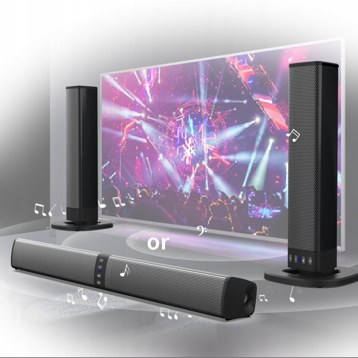 Przenośny głośnik Surround Sound Bar TV Kino domowe Odpinany