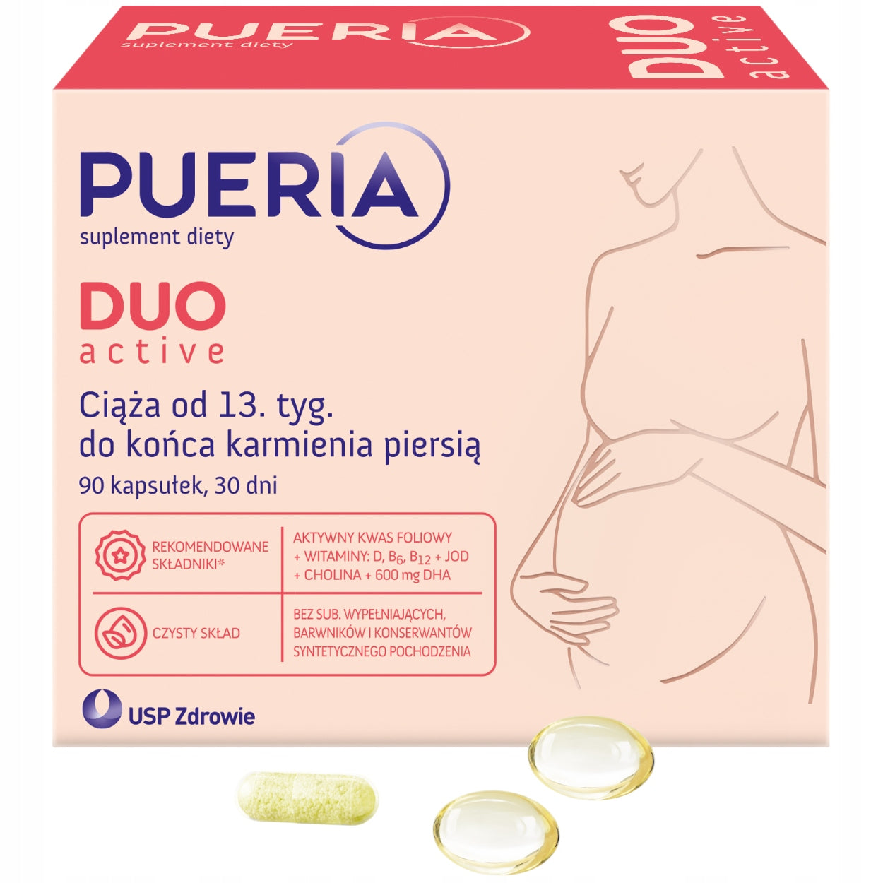 Pueria Duo ACTIVE 90 capsules from 13 weeks + feeding