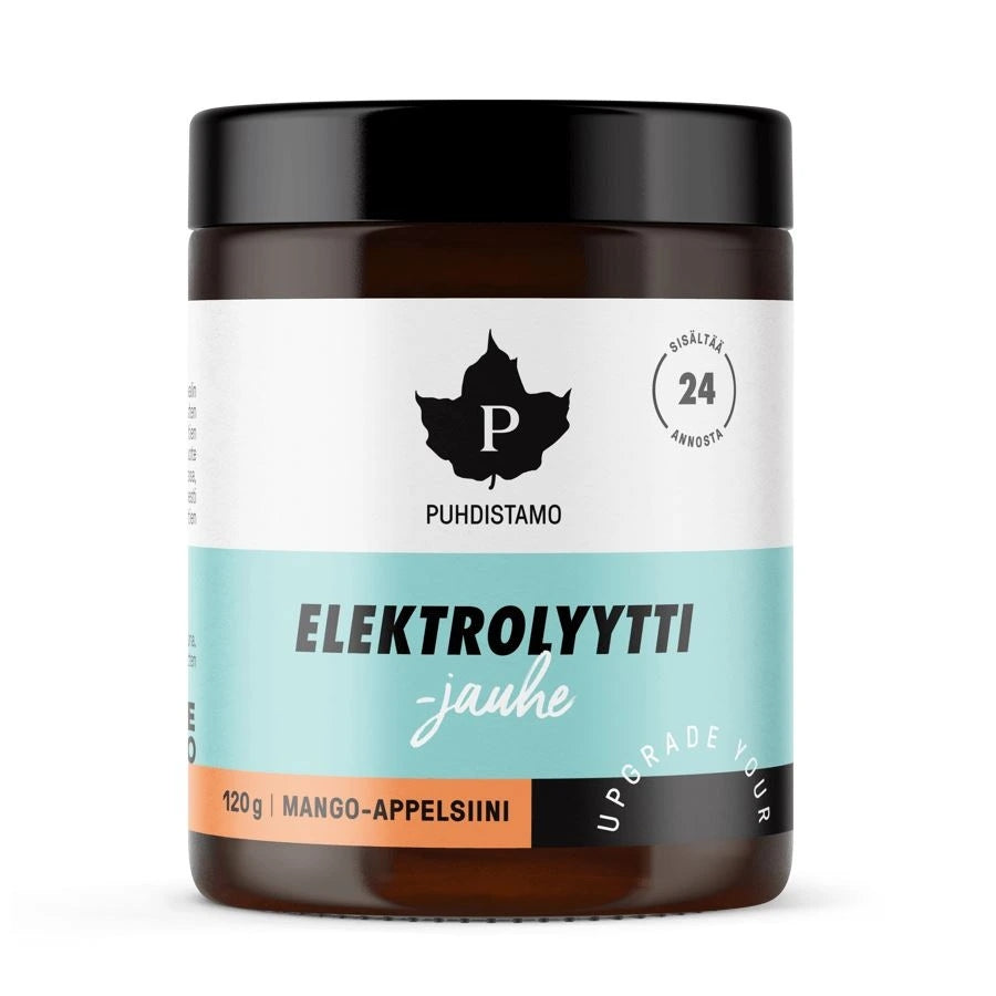 Puhdistamo - Electrolyte powder 120g mango orange