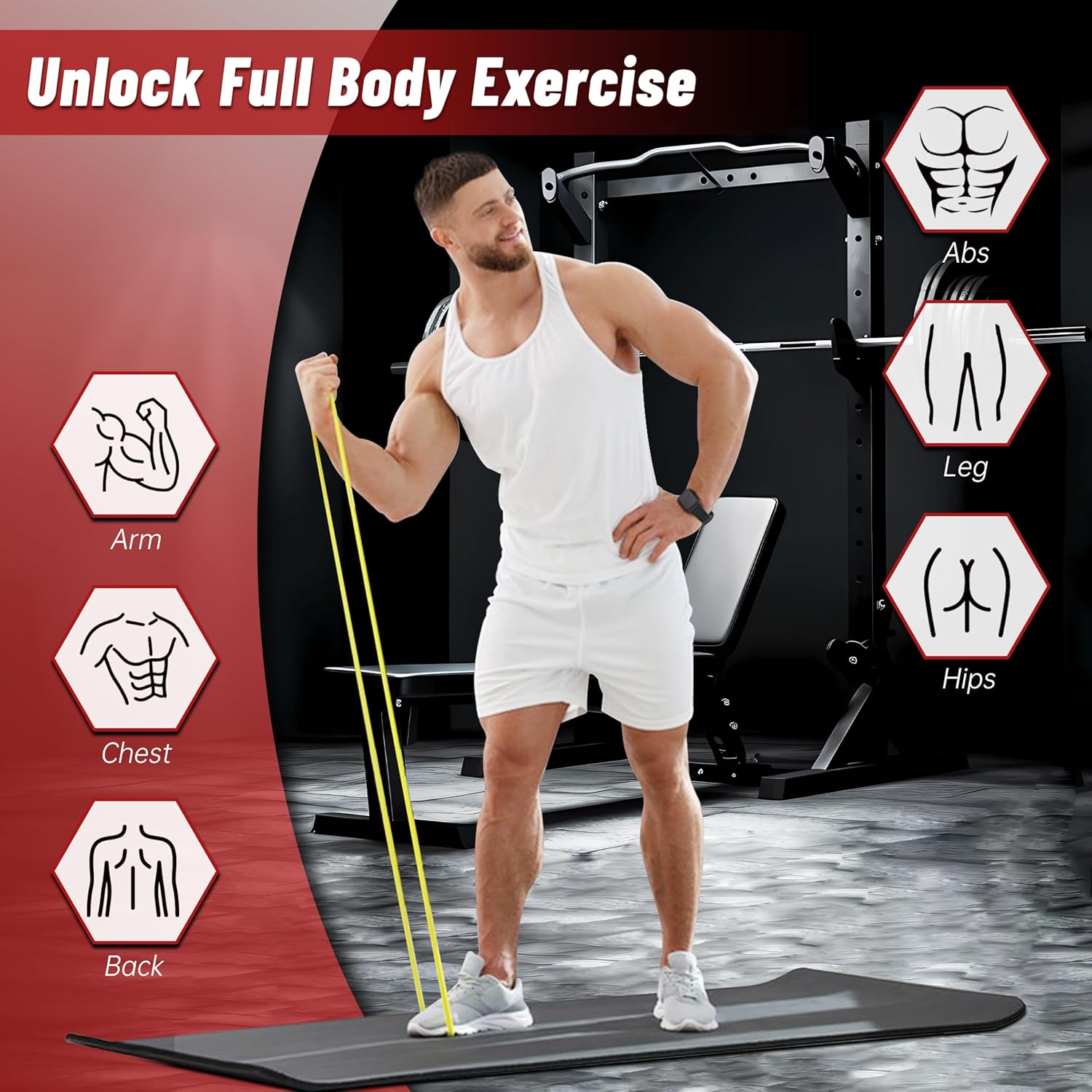 Pull Up Assistance Bands,5-Level Resistance for Full-Body Workout, Home Gym Brand no brand