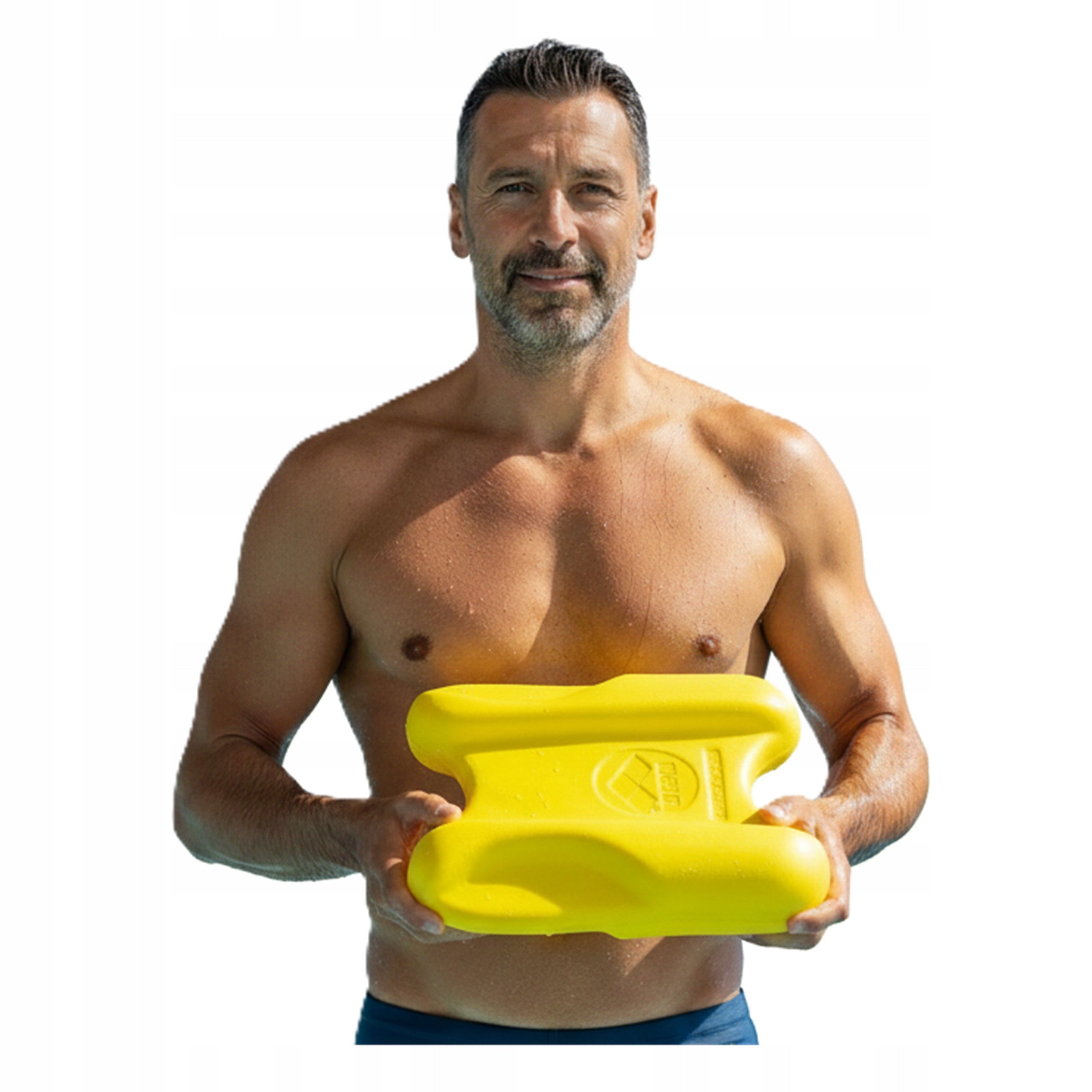 Pullkick board Arena 2in1 yellow for swimming pool