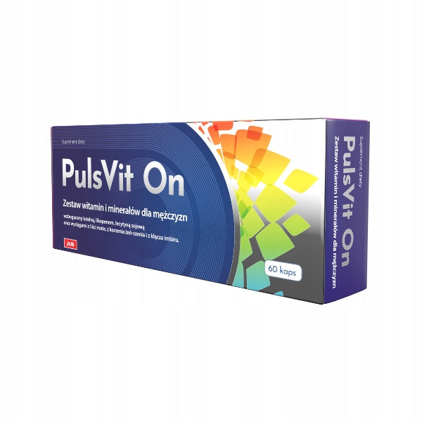 PulsVit ON vitamins for men vitamin and mineral set 60 capsules Packaging status original