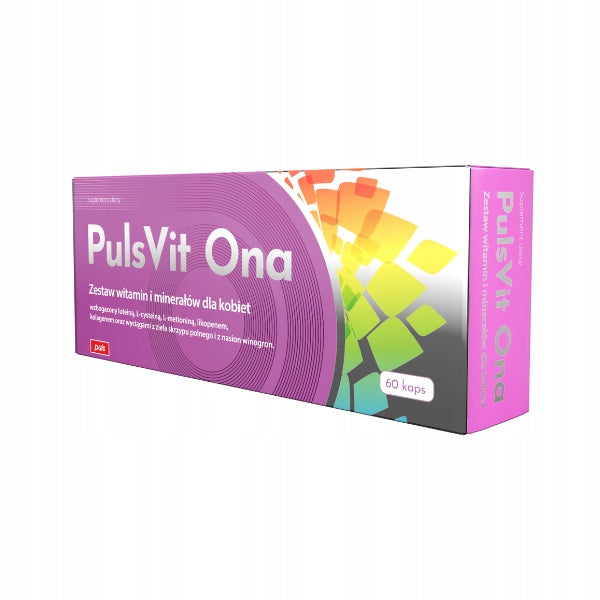 PulsVit ONA vitamins for women set minerals multivitamin 60 capsules Packaging status original