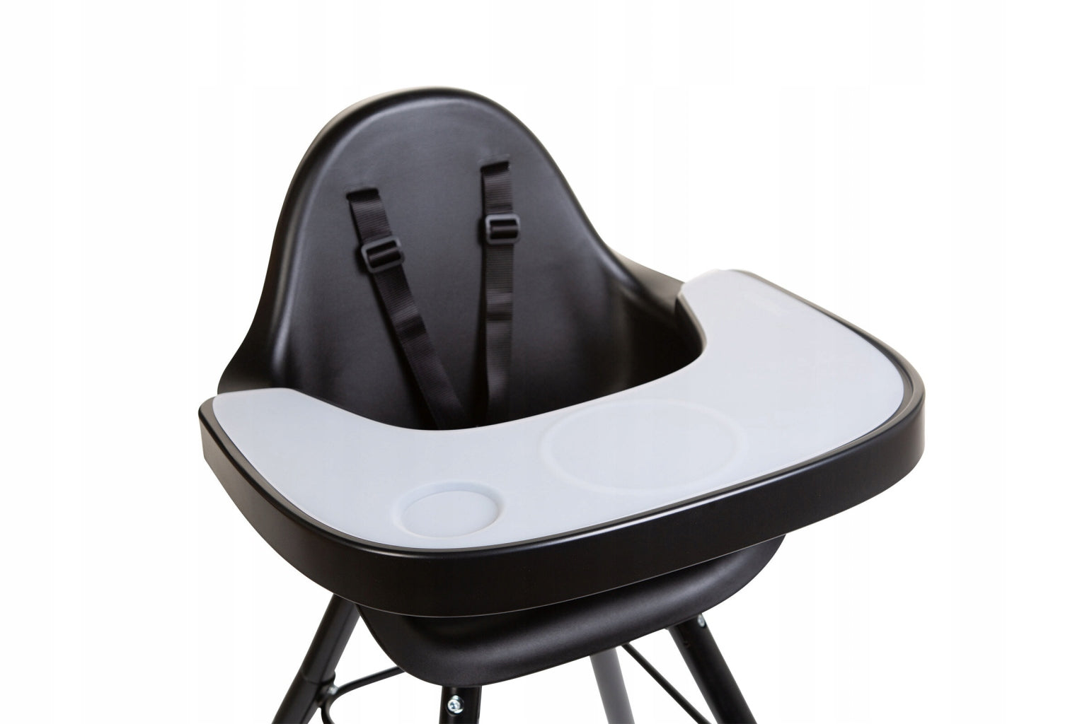 Pult k židličce Evolu ABS Black + silikonové prostírání Brand Childhome