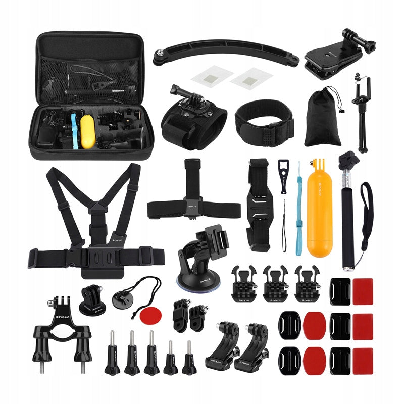 Puluz Set of 50 Accessories Mounts Holders for Sports Cameras Dji Osmo