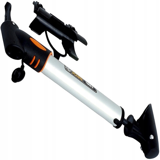 Pump AUTHOR TWIN 2 aluminium AV/FV/DV silver-black