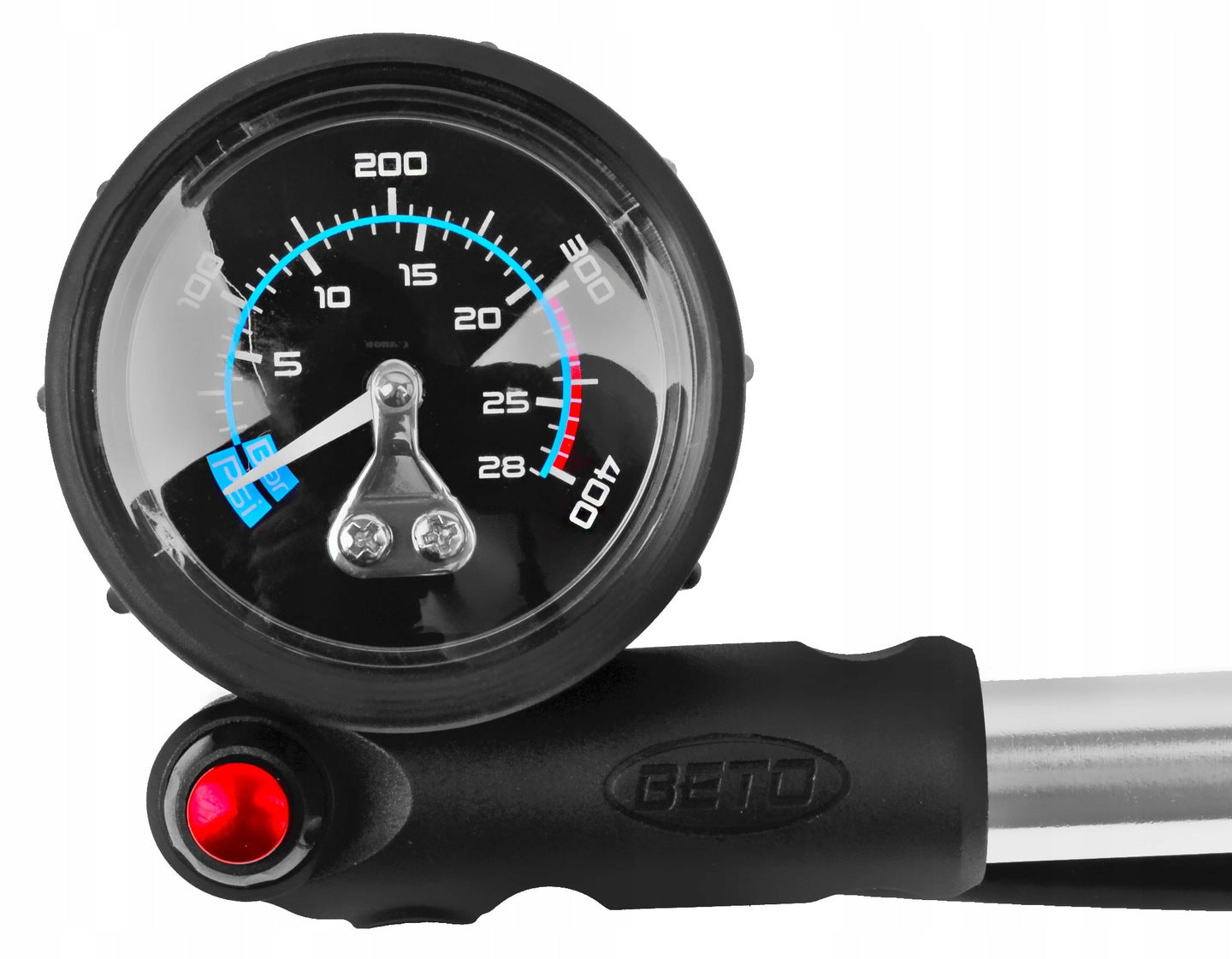 Pump Beto SP-002AG for shock absorbers broken handle 400PSI 28bar Color silver