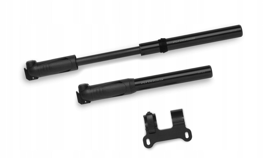 Pump KROSS HP 4.0 alum/plast AV/DV/FV 22cm 100PSI, hose, black